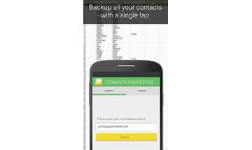 Contacts to Excel and Email for Android - Download the APK from Habererciyes